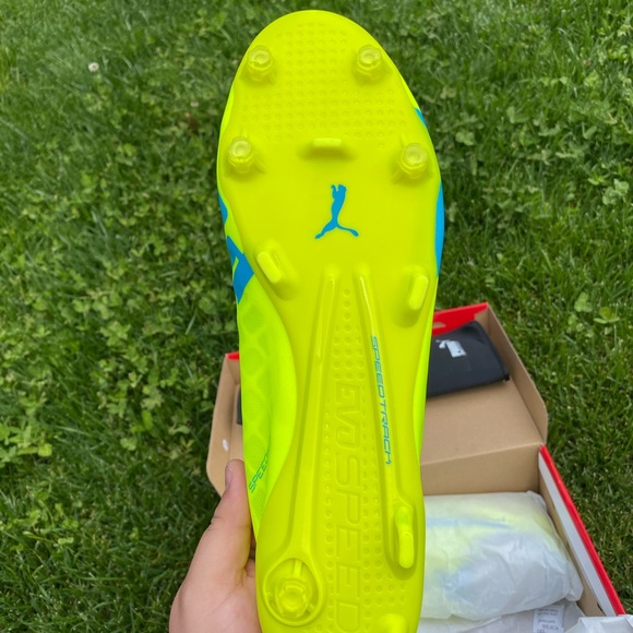 Puma evoSPEED SL FG speed cleats size 12.5 - Picture 4 of 8